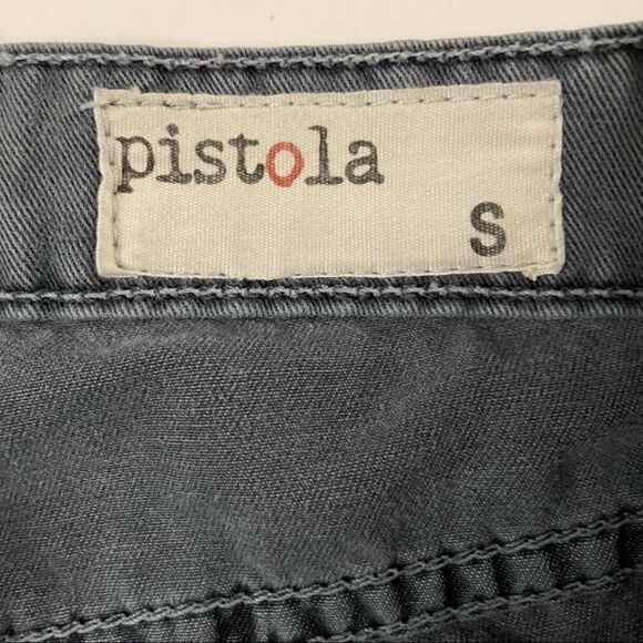 Pistola ~ Slate Blue denim shorts ~ size S ~ see photos for measurements - Picture 6 of 9